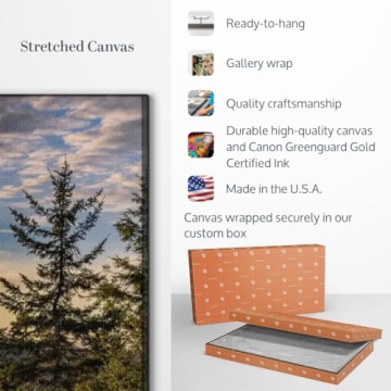 Vibrant Smoky Mountains Canvas Wall Art for Nature Lovers