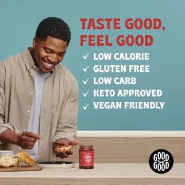 GOOD GOOD Strawberry Jam No Added Sugar Keto and Vegan