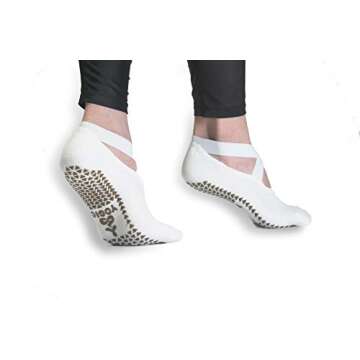 YOGIC Non-Slip Yoga Socks for Women & Men - 2 Pairs