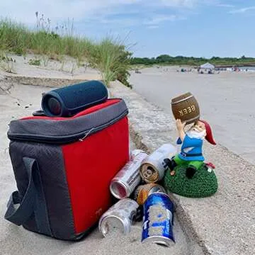 Gnometastic Gnomes Drunk Gnome, Funny Garden Gnomes Decorations for Yard, Outdoor Lawn Ornaments - Drinking Garden Gnome Statue 8.45in - Naughty Gnomes for Outside, Home Decor