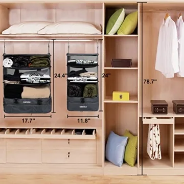 TABITORA Portable Hanging Travel Organizer XL - Smart Packing Solution