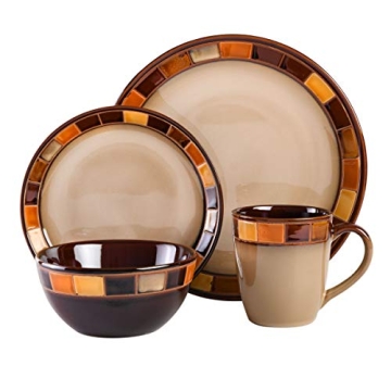Gibson Casa Estebana 16-Piece Dinnerware Set Service for 4