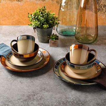 Gibson Casa Estebana 16-Piece Dinnerware Set Service for 4
