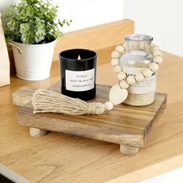 Handmade Wooden Tray for Stylish Kitchen and Bathroom