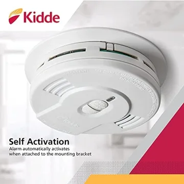 Kidde Smoke Detector with 10-Year Lithium Battery & Easy Install