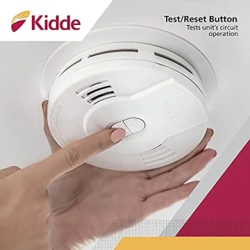 Kidde Smoke Detector with 10-Year Lithium Battery & Easy Install