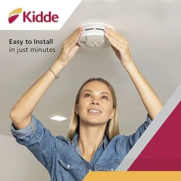 Kidde Smoke Detector with 10-Year Lithium Battery & Easy Install