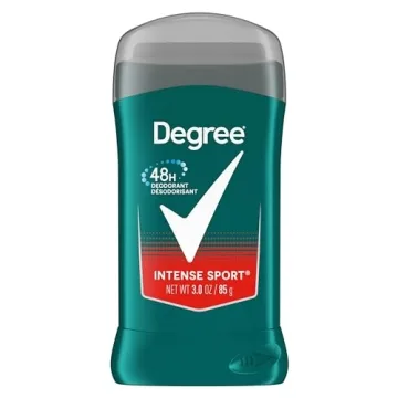 Degree Men Deodorant, Intense Sport 3 oz - 4 Pack of All-Day Freshness