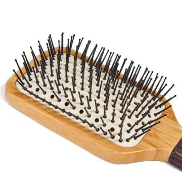 Ion Bamboo Vented Paddle Cushion Brush