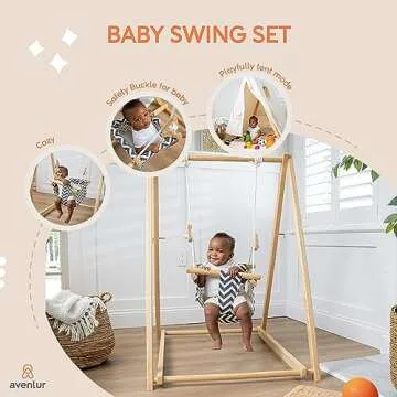 Avenlur Spruce Baby Swing Set - Safe and Portable Fun