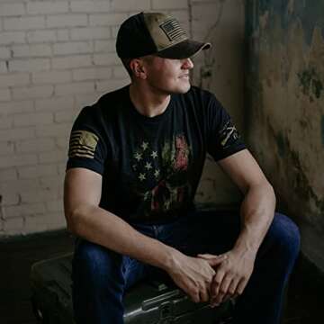 Grunt Style American Reaper 2.0 - Men's T-Shirt (Black, Small)