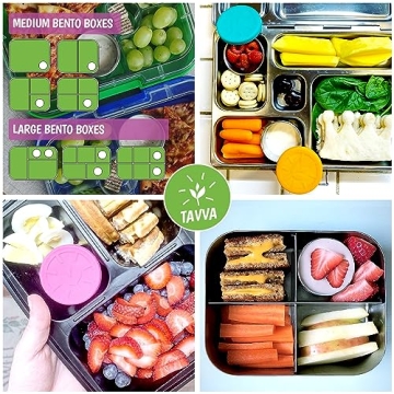 Eco-friendly TAVVA Stainless Steel Mini Containers for Lunch