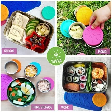 Eco-friendly TAVVA Stainless Steel Mini Containers for Lunch
