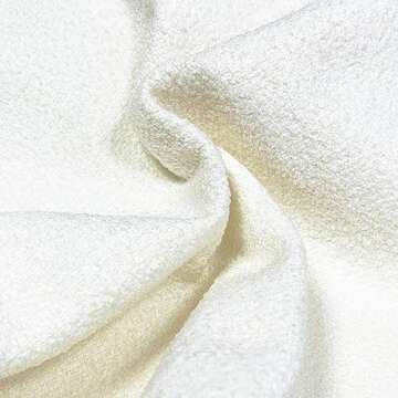 WOKANI White Textured Boucle Throw Pillow Covers 16x16 Decorative Decorations Neutral Accent Cushion...