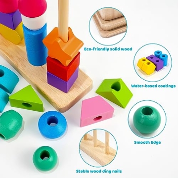 Montessori Wooden Toy Set for Early Learning Fun