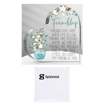 Acrylic Heart Butterfly Keepsake Paperweight Gift