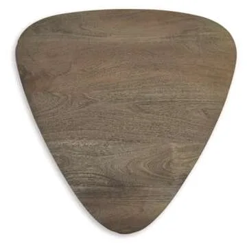 Signature Design by Ashley Reidport Farmhouse Nesting Accent Coffee Table with Tapered Legs, Set of 2, Dark Brown