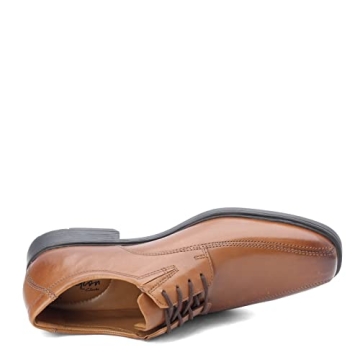 Clarks Tilden Walk Oxford Dark Tan Dress Shoes