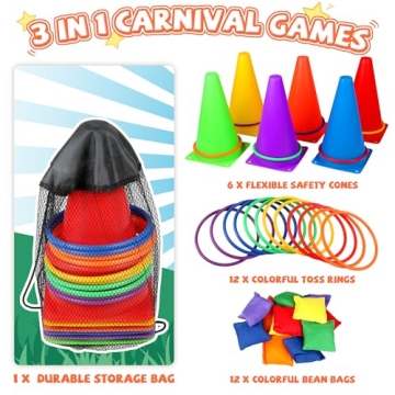 31 PCS Kid's Carnival Game Set for Birthday Fun
