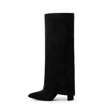 Stylish Modatope Knee High Boots for Women in Black