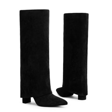Stylish Modatope Knee High Boots for Women in Black