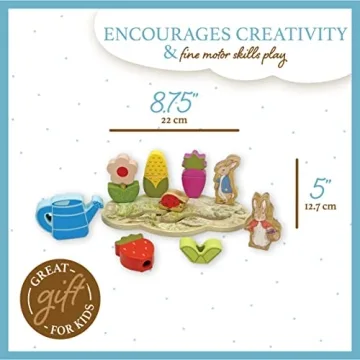 Kids Preferred Peter Rabbit Montessori Wooden Activity Stacker