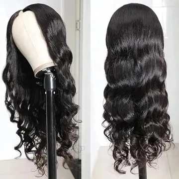 Xagujpo V Part Wig Human Hair Body Wave Wigs for Women