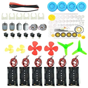 6 Set DC Motor Kit for DIY Science Projects