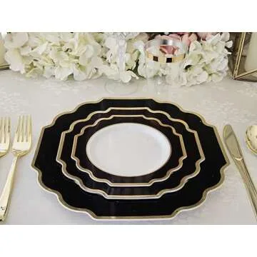 Elegant Disposable Vintage Plates for Any Occasion