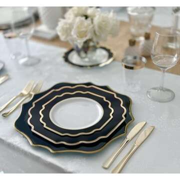 Elegant Disposable Vintage Plates for Any Occasion