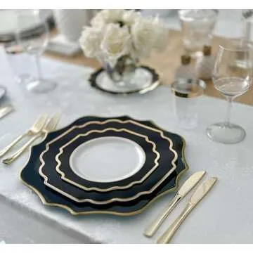 Elegant Disposable Vintage Plates for Any Occasion