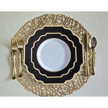 Elegant Disposable Vintage Plates for Any Occasion