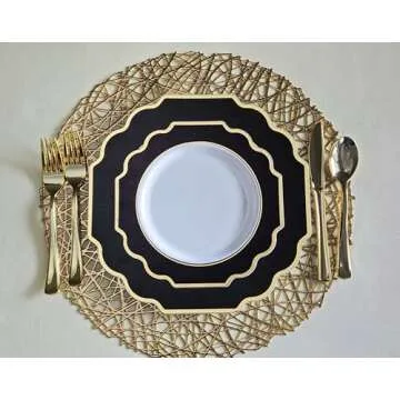 Elegant Disposable Vintage Plates for Any Occasion