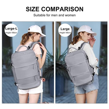 Coowoz Large Travel Backpack for Women & Men Fit Laptop