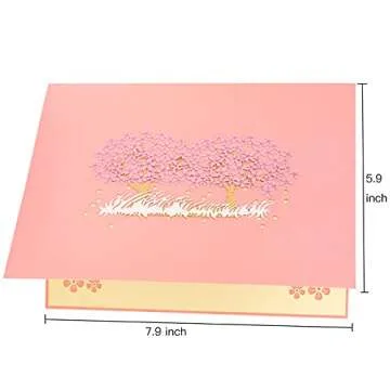 Cherry Blossom Pop Up Card - Perfect for Special Occasions