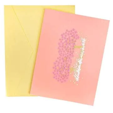 Cherry Blossom Pop Up Card - Perfect for Special Occasions