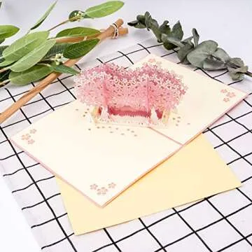 Cherry Blossom Pop Up Card - Perfect for Special Occasions