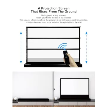 VIVIDSTORM 120" Projector Screen | Motorized Electric Screen