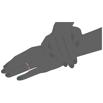 Elegant Geometric Baguette Ring for Every Occasion - Size 8