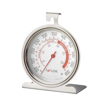 Taylor 5932 Large Dial Oven Thermometer for Accurate Baking