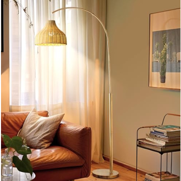 Brightech Lark Arc Lamp: Stylish Floor Lamp for Home