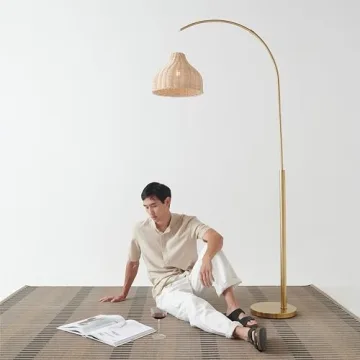 Brightech Lark Arc Lamp: Stylish Floor Lamp for Home