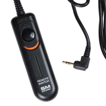 SMDV Remote Shutter Release Cable for Canon Digital Rebel Cameras - Durable, Reliable, and User-Frie...