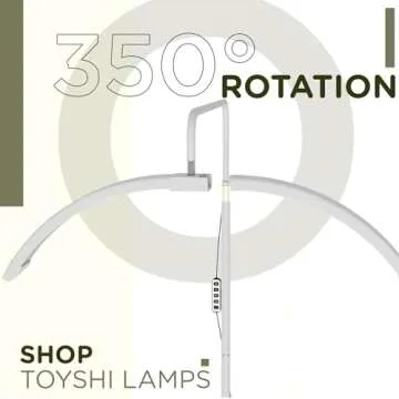 toyshi 26 inch Lash Light, Lamp for Eyelash Extensions, Esthetician Beauty Half Moon Light, Eyelash LED Light, Lash Lighting for Tattoo Beauty Eyelash Tech Esthetician