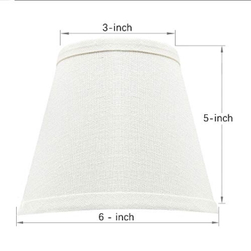 Elegant Small Lamp Shade Set of 6 for Chandeliers