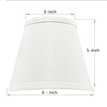 Elegant Small Lamp Shade Set of 6 for Chandeliers