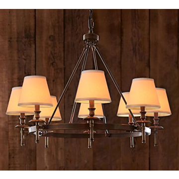 Elegant Small Lamp Shade Set of 6 for Chandeliers