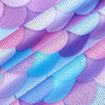 Leotards for Girls Gymnastics Unicorn Athletic Dance Wear Shiny Rainbow Blue Hotpink (Mermaid Purple, 5/6 Years)