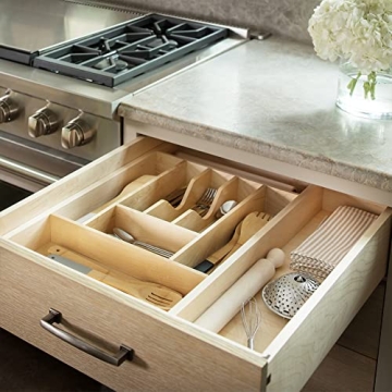Stylish Rev-A-Shelf Trim-to-Fit Cutlery Organizer for Kitchens