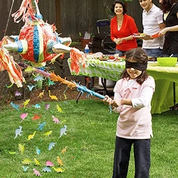 Glow in Dark Mini Dinosaur Figures Party Favors Classroom Prizes